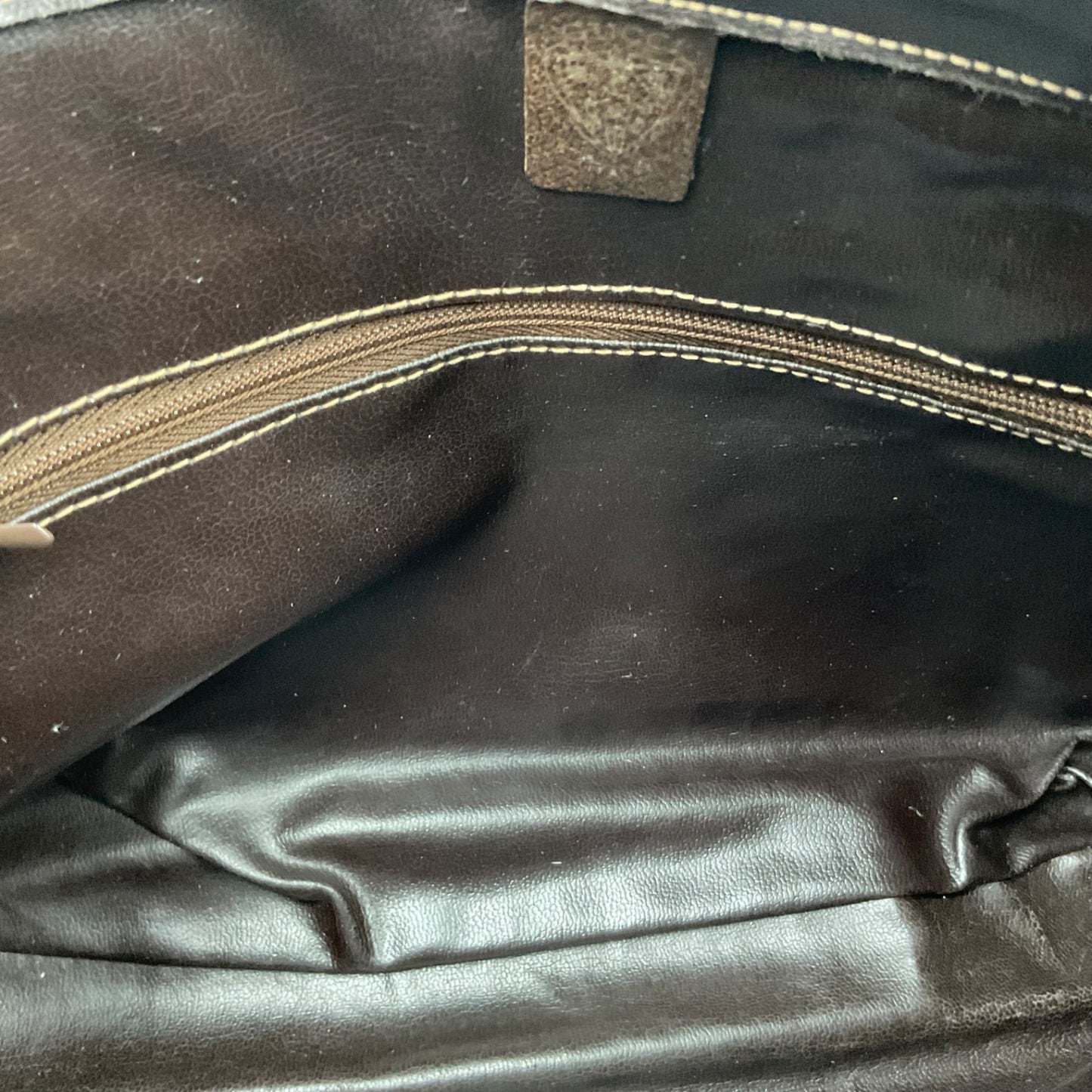 GUCCI BROWN SHERRY LINE SHOULDER BAG