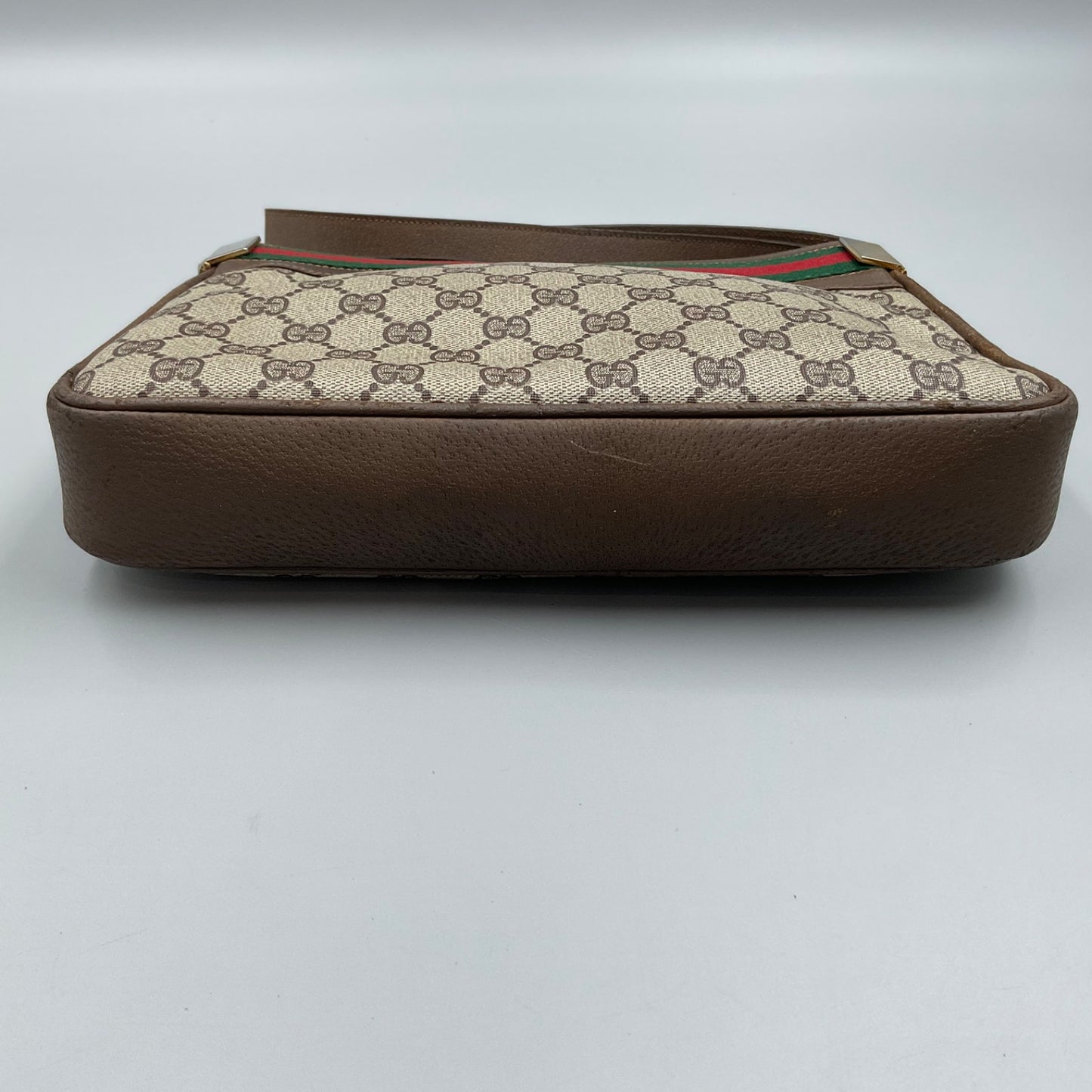 GUCCI BROWN SHERRY LINE SHOULDER BAG