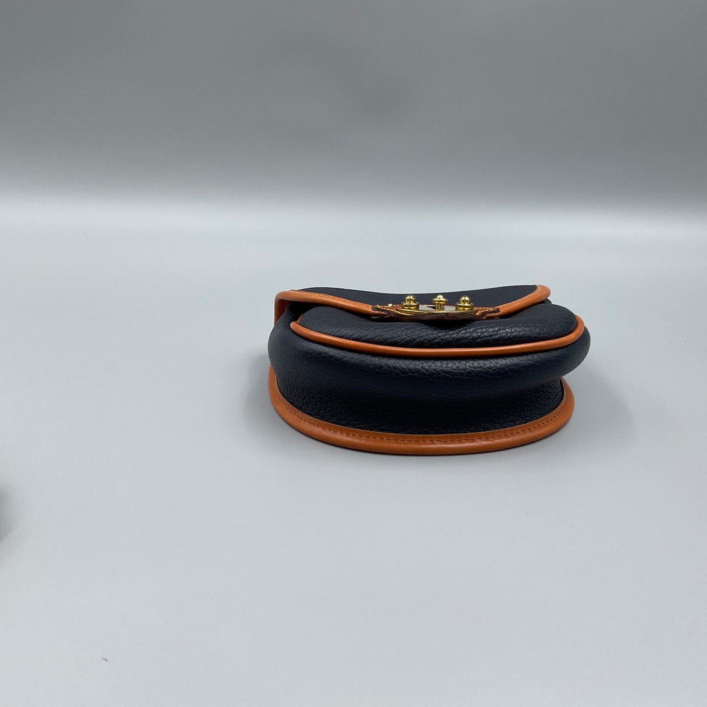 DOONEY & BOURKE BLUE/TAN MINI CROSSBODY/BELT BAG