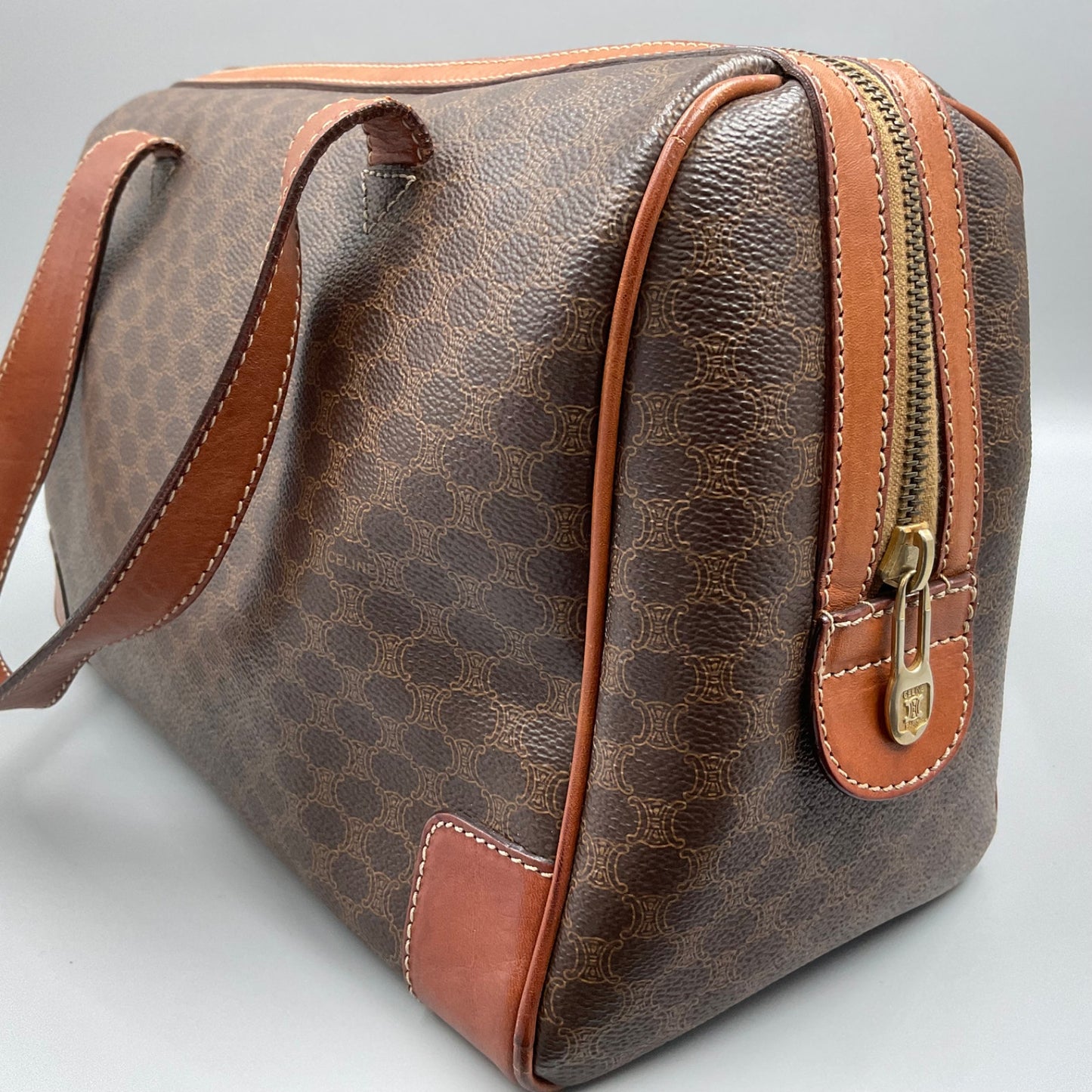 CELINE BROWN MACADAM DOCTOR BAG