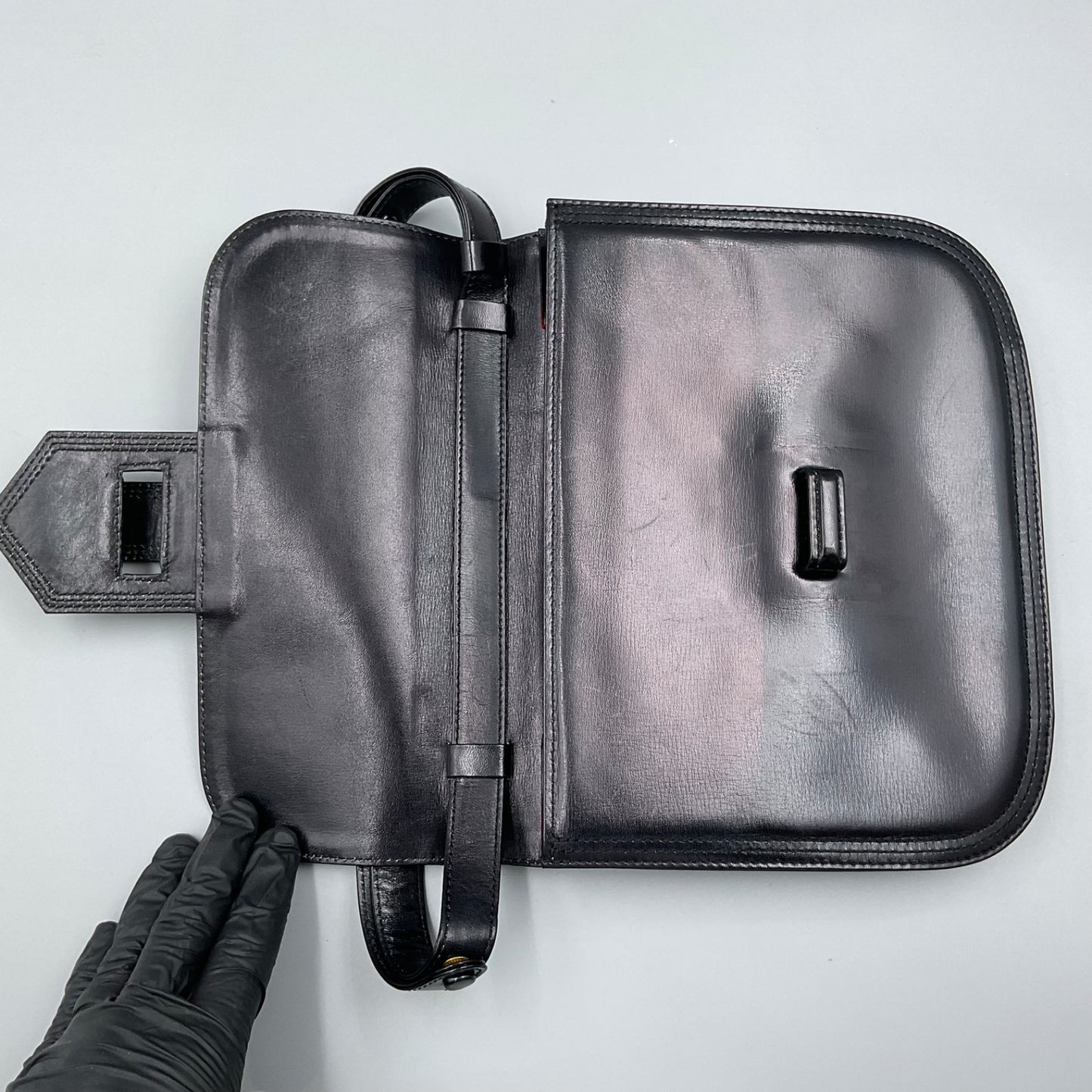 YSL BLACK 2-WAY HANDBAG