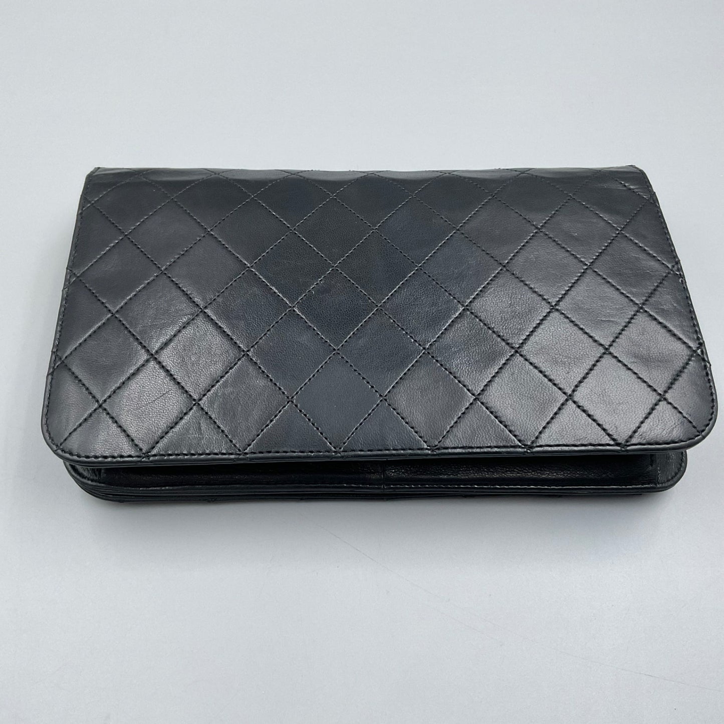 '89 CHANEL BLACK TIMELESS/CLASSIQUE FULL FLAP