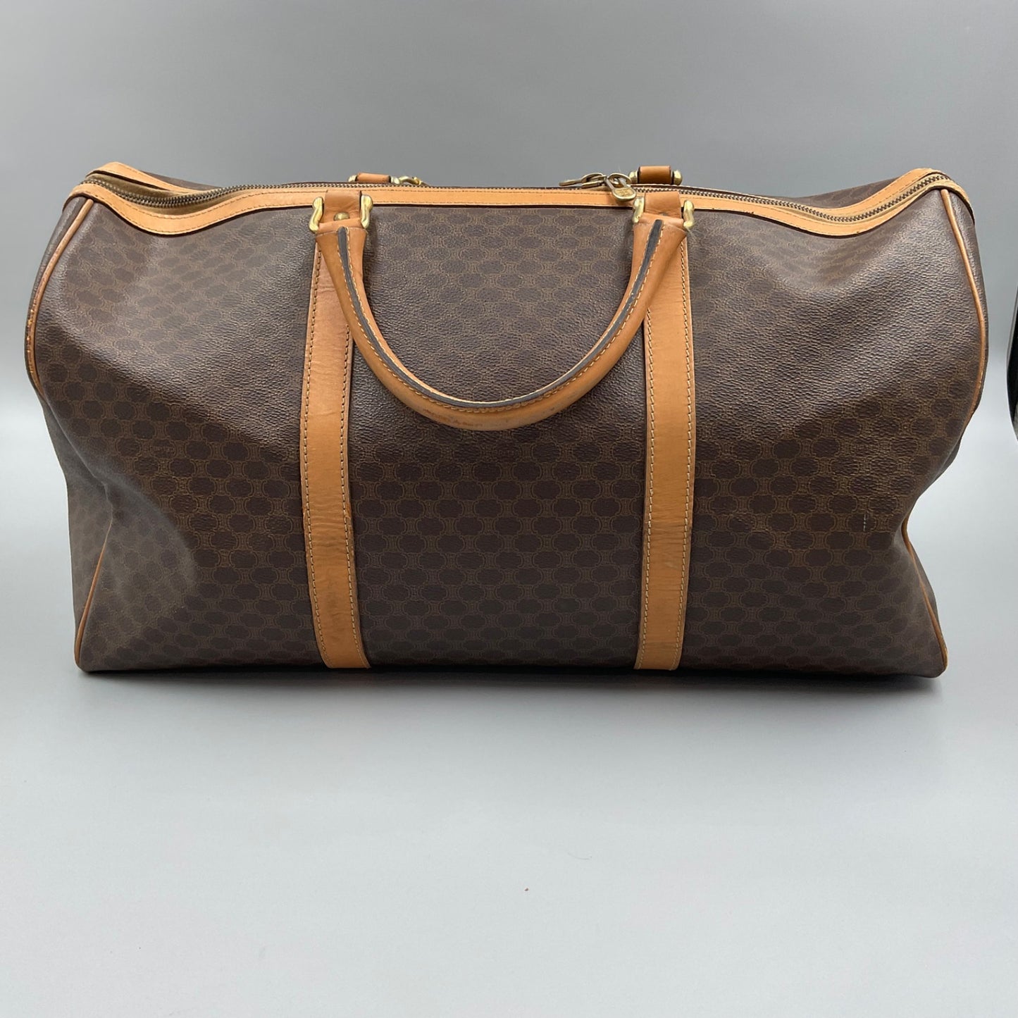 CELINE MACADAM BOSTON DUFFLE BAG (LARGE)