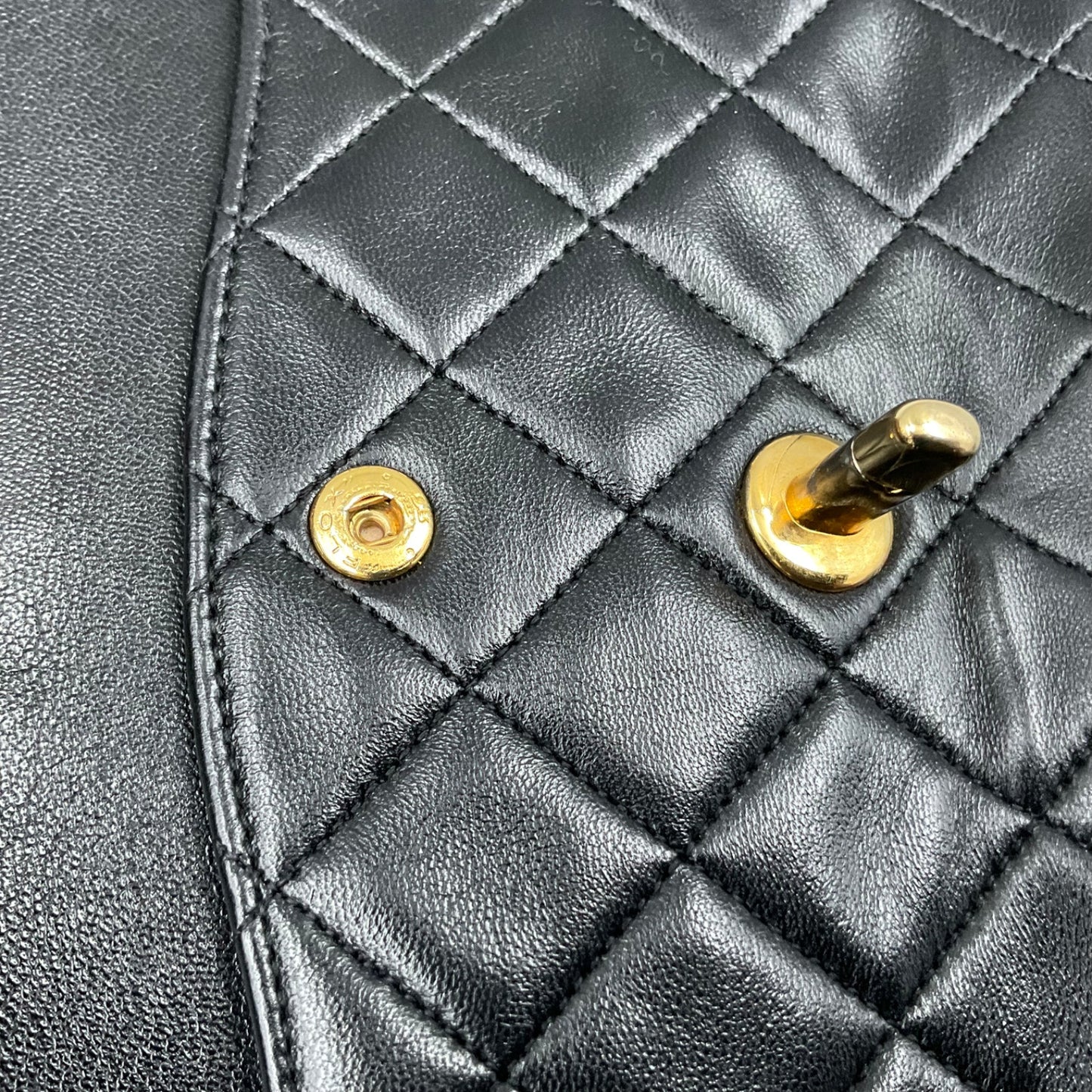 CHANEL BLACK CLASSIC DBL. FLAP SHOULDER BAG