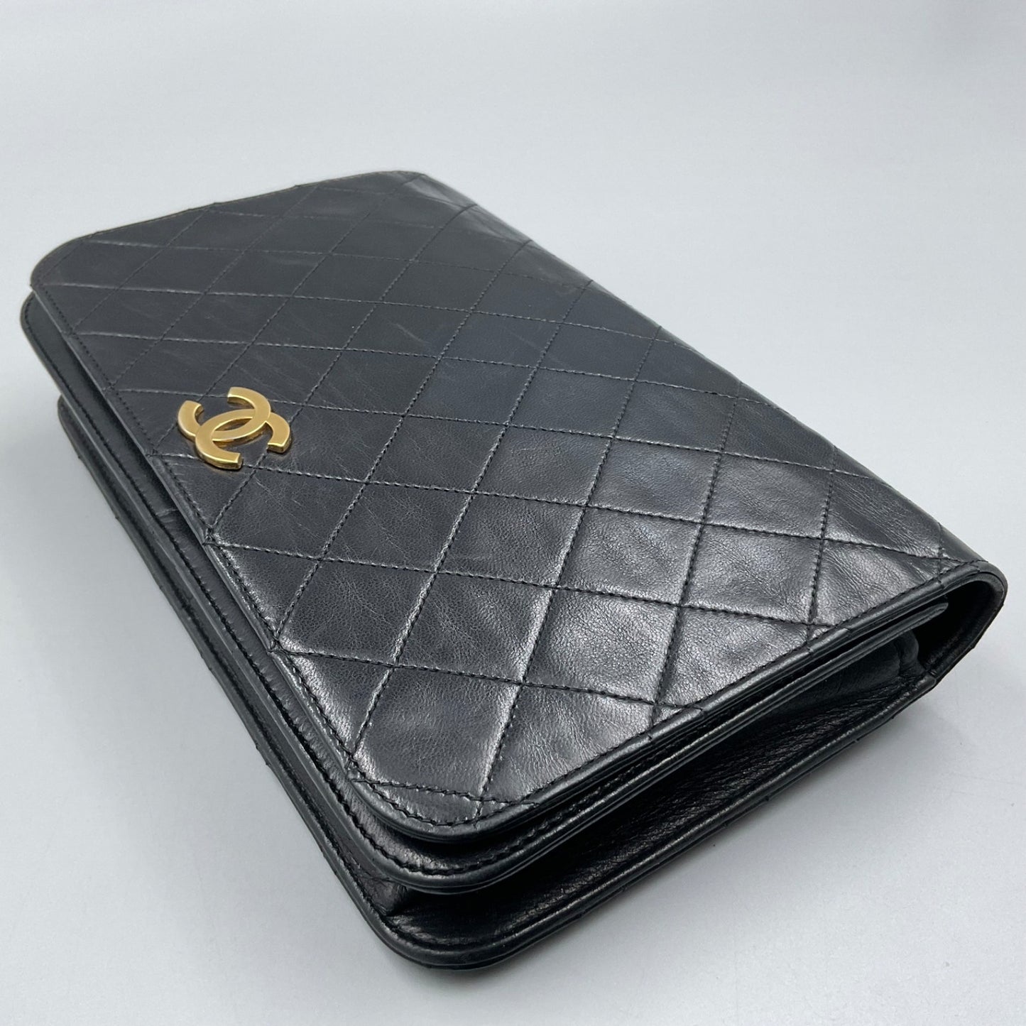 '89 CHANEL BLACK TIMELESS/CLASSIQUE FULL FLAP