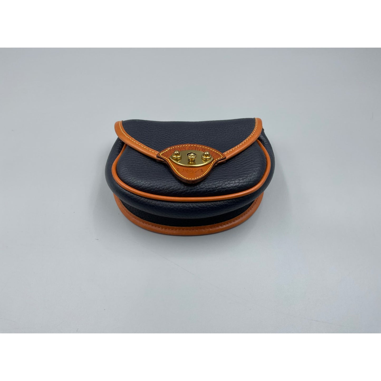 DOONEY & BOURKE BLUE/TAN MINI CROSSBODY/BELT BAG