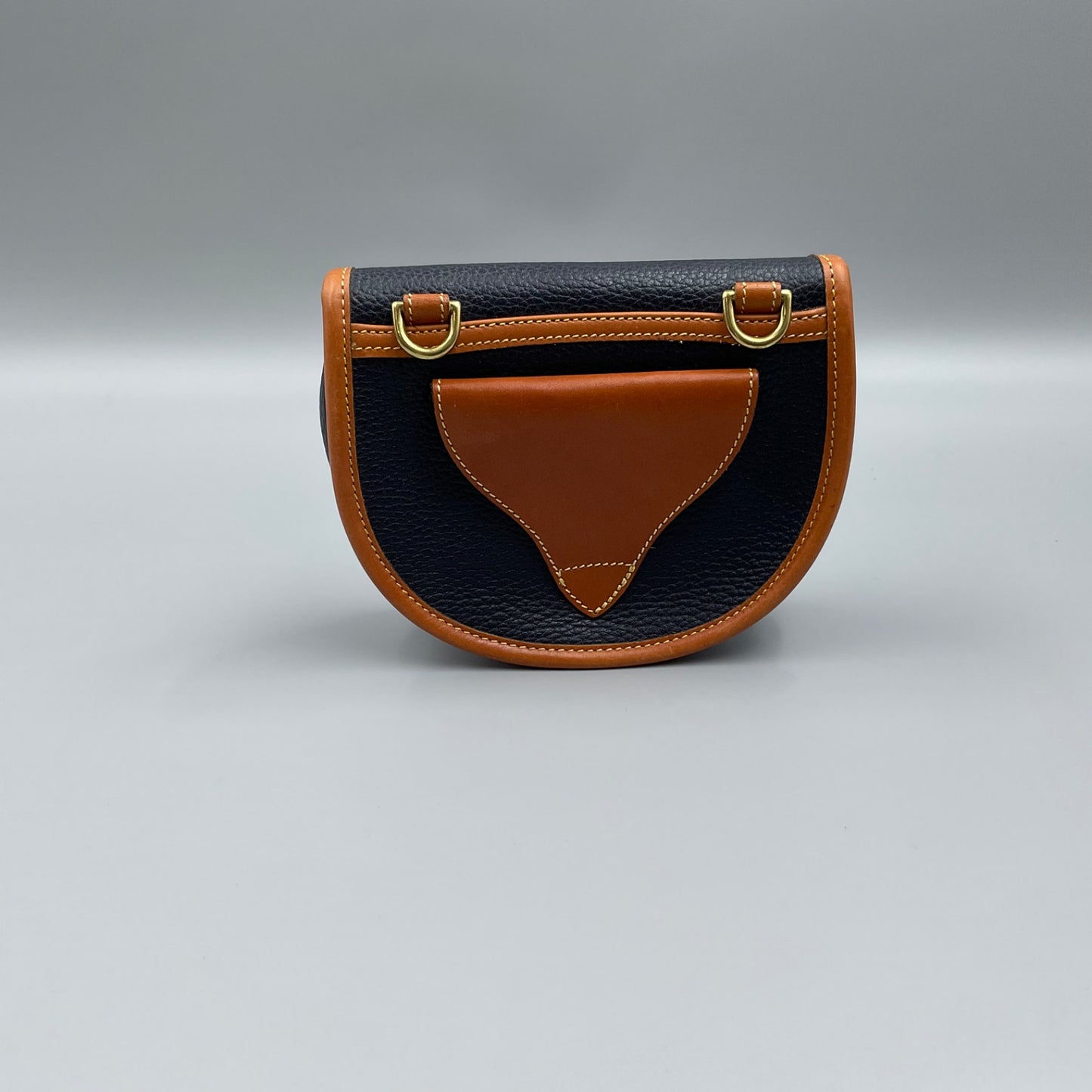 DOONEY & BOURKE BLUE/TAN MINI CROSSBODY/BELT BAG