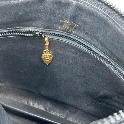 GUCCI BLACK LEATHER SHOULDER BAG