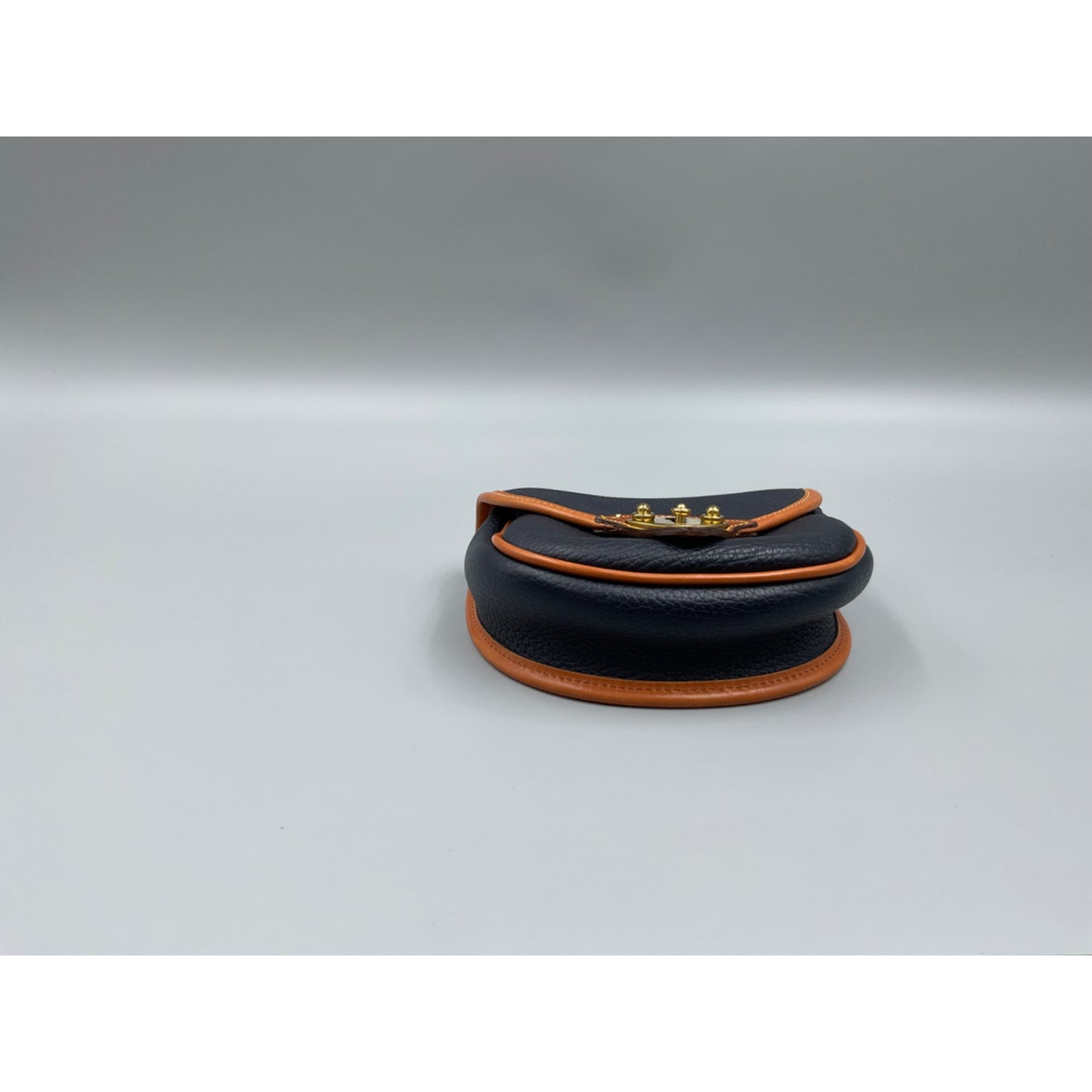 DOONEY & BOURKE BLUE/TAN MINI CROSSBODY/BELT BAG