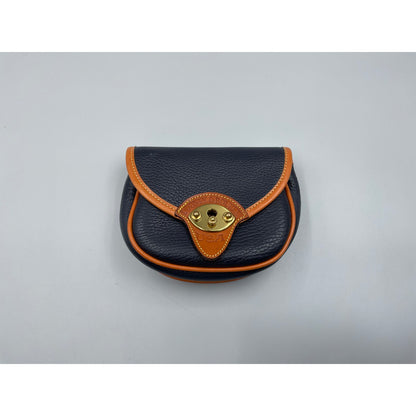 DOONEY & BOURKE BLUE/TAN MINI CROSSBODY/BELT BAG