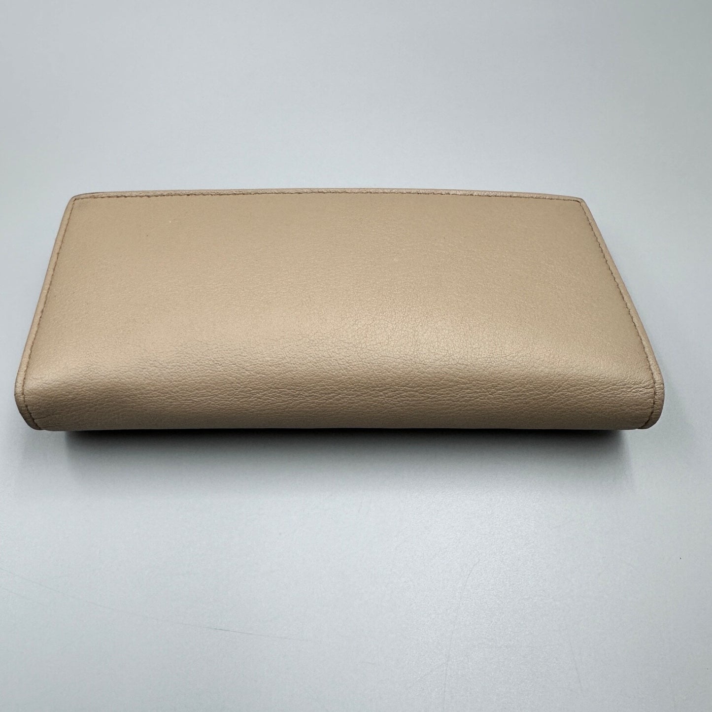 YSL BEIGE LEATHER WALLET