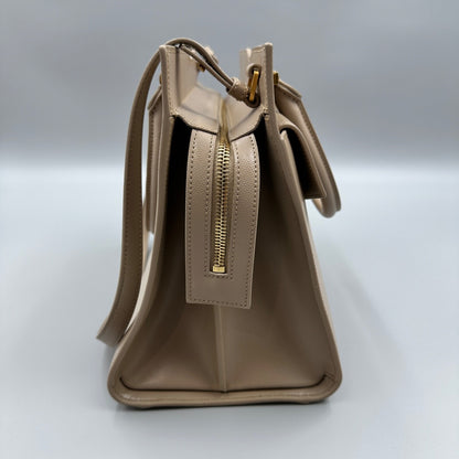 ST. LAURENT BEIGE UPTOWN TOTE BAG