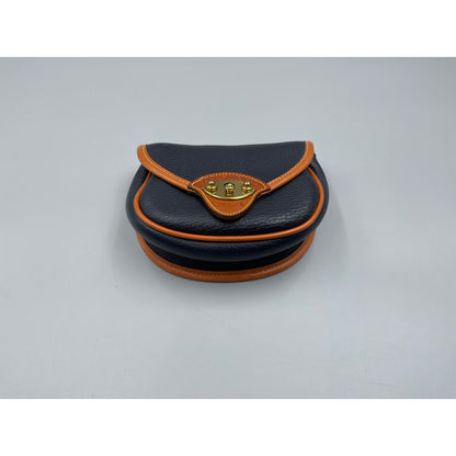 DOONEY & BOURKE BLUE/TAN MINI CROSSBODY/BELT BAG