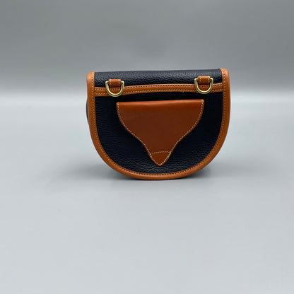 DOONEY & BOURKE BLUE/TAN MINI CROSSBODY/BELT BAG
