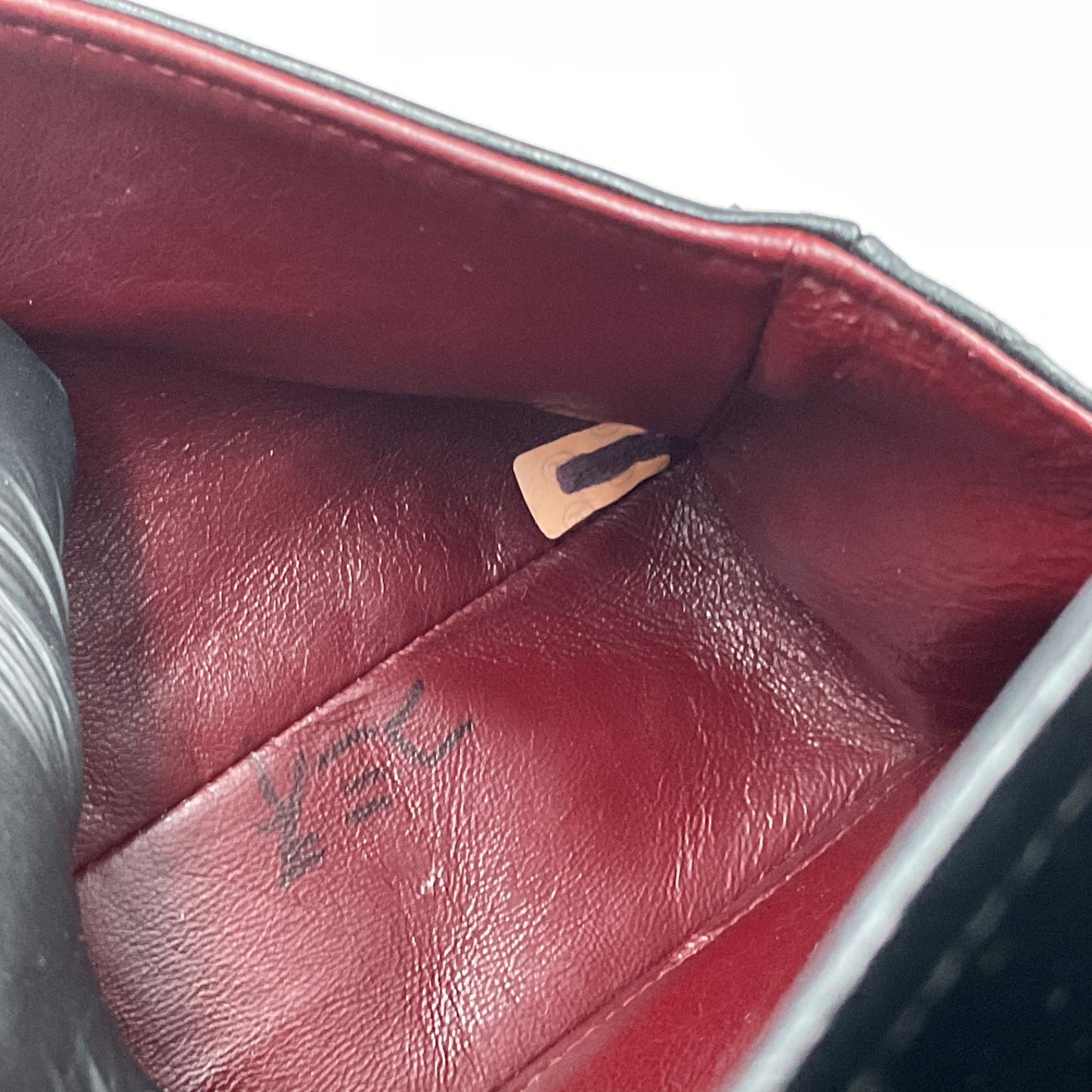 '89-'91 CHANEL TIMELESS/CLASSIQUE BLACK LEATHER CROSSBODY BAG