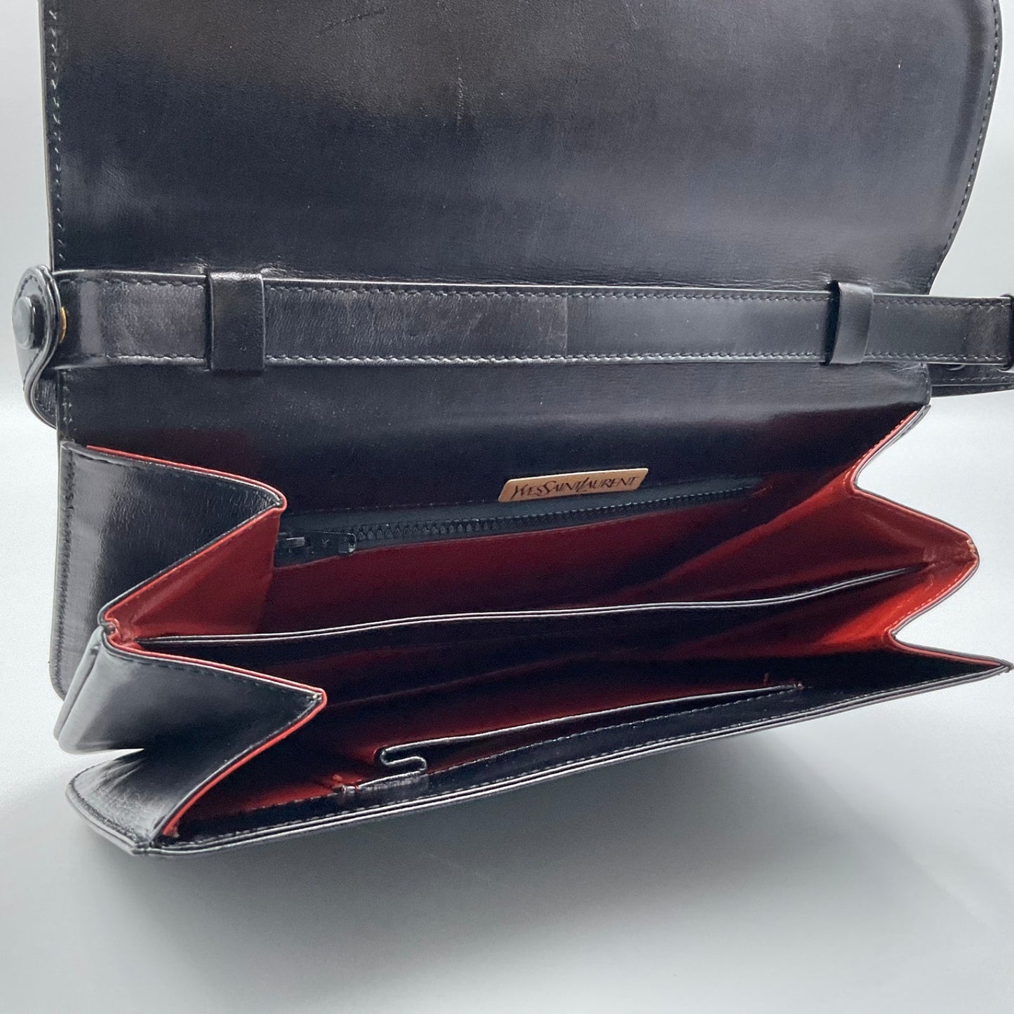 YSL BLACK 2-WAY HANDBAG